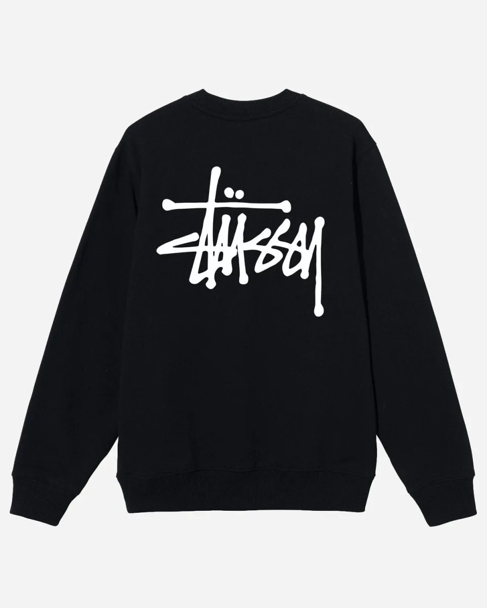 Basic Stüssy Crew - Black