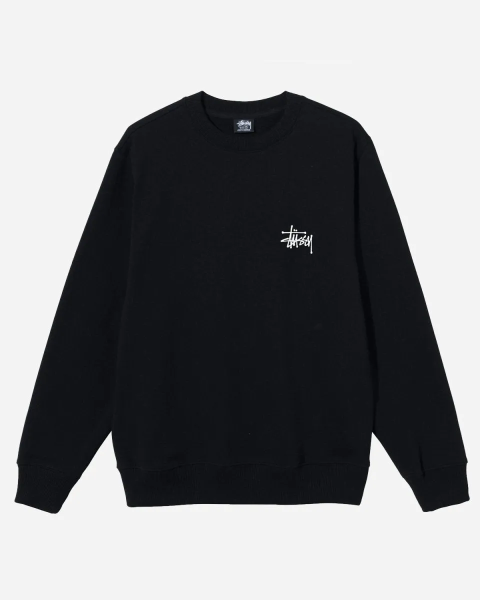 Basic Stüssy Crew - Black