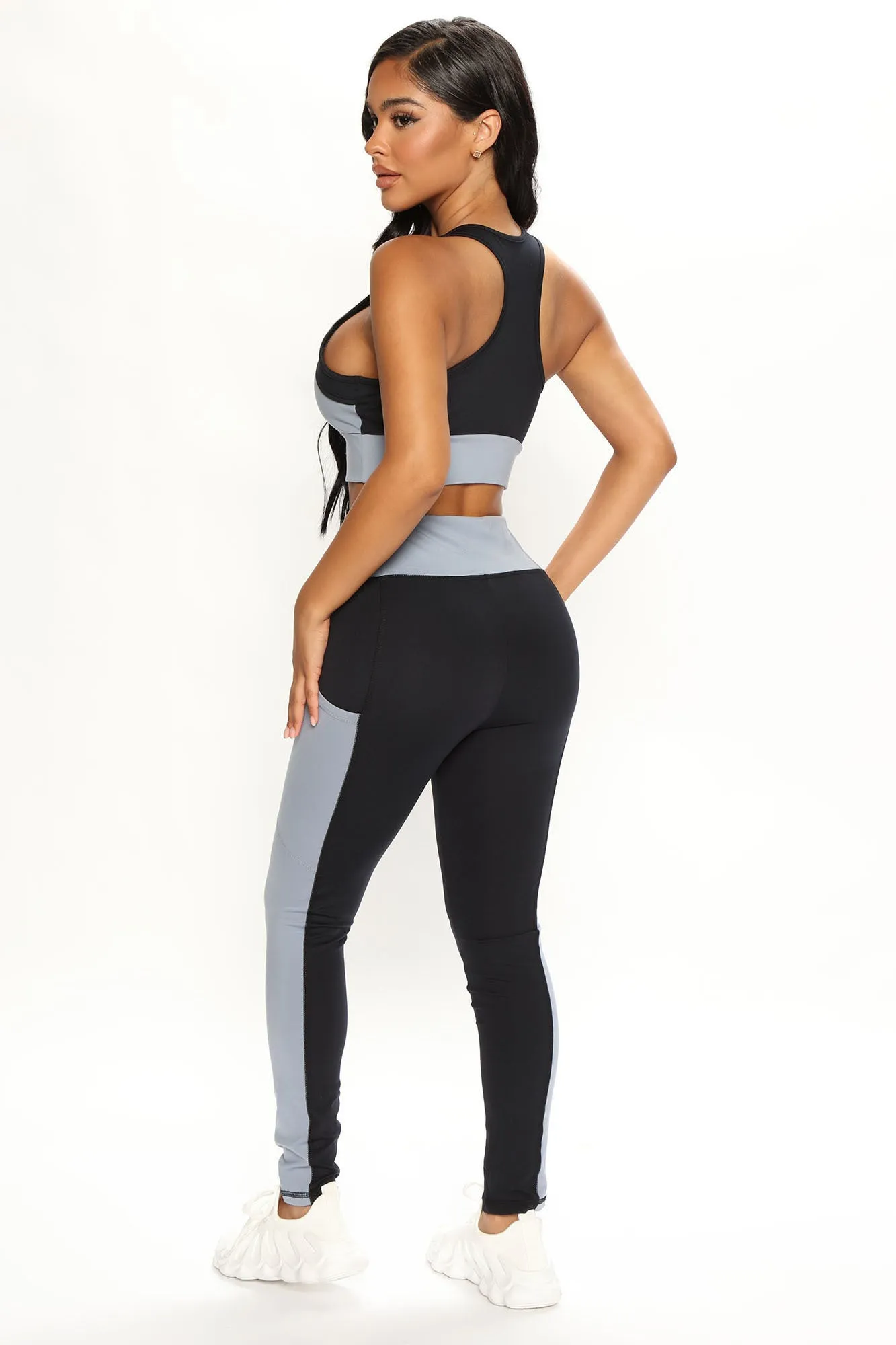 Block It Out Legging Set - Blue