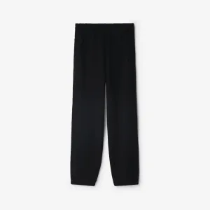Burberry Check Label Cotton Jogging Pants