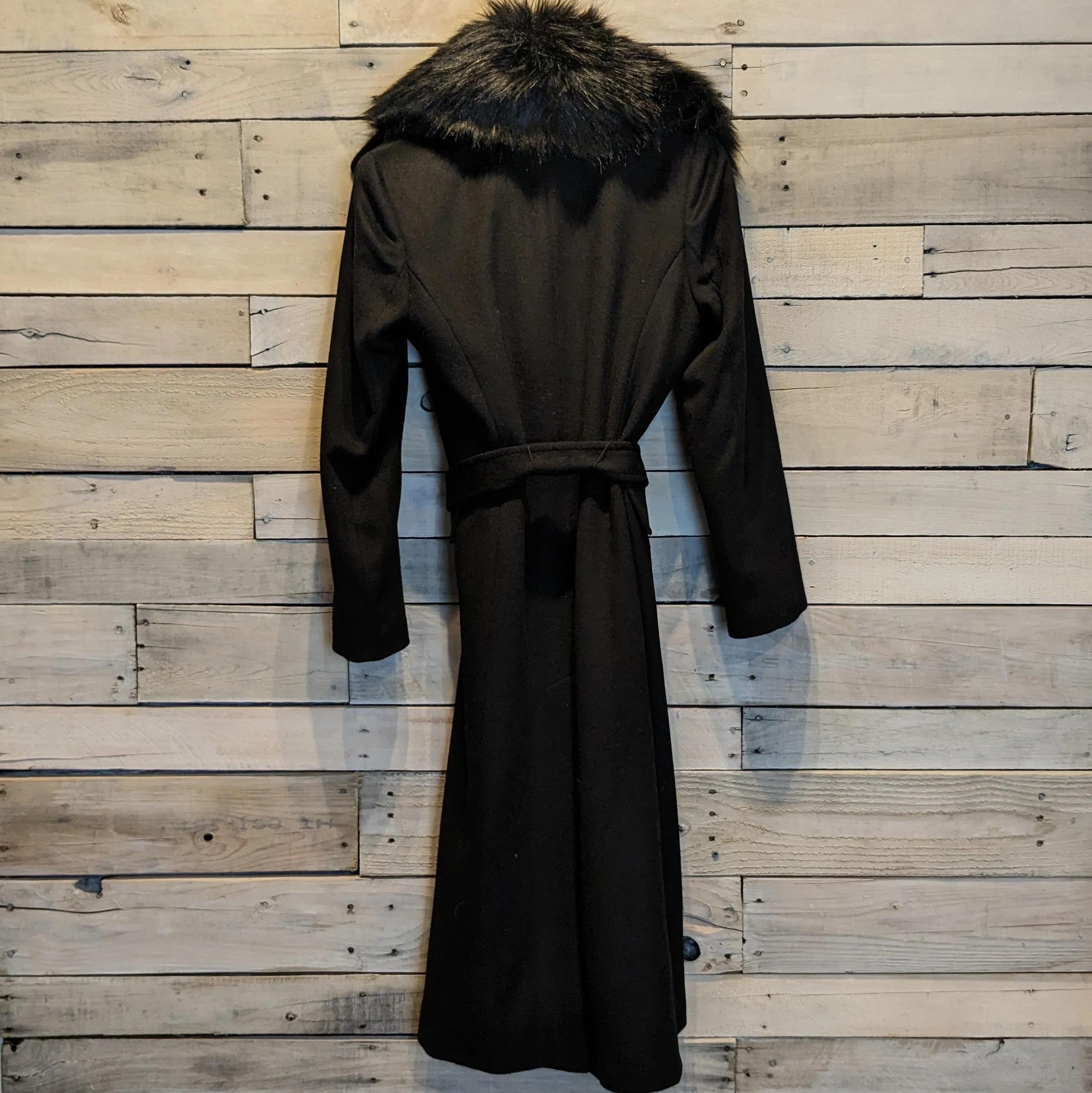 Calvin Klein Wool Trench Coat Sz 12P