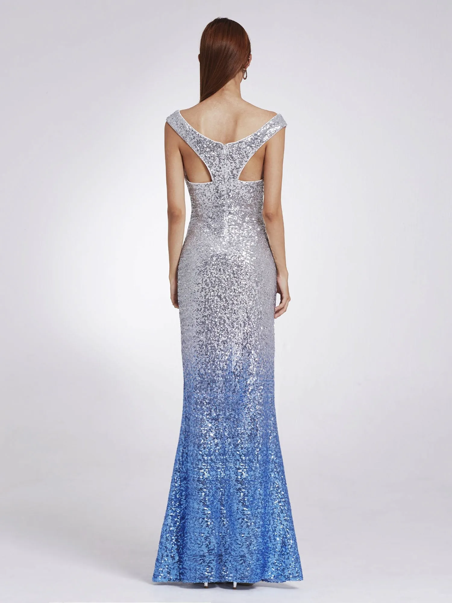 Ever-Pretty Women Elegantand Graceful Sequin Long Sparkle Evening Party Dress EP08999