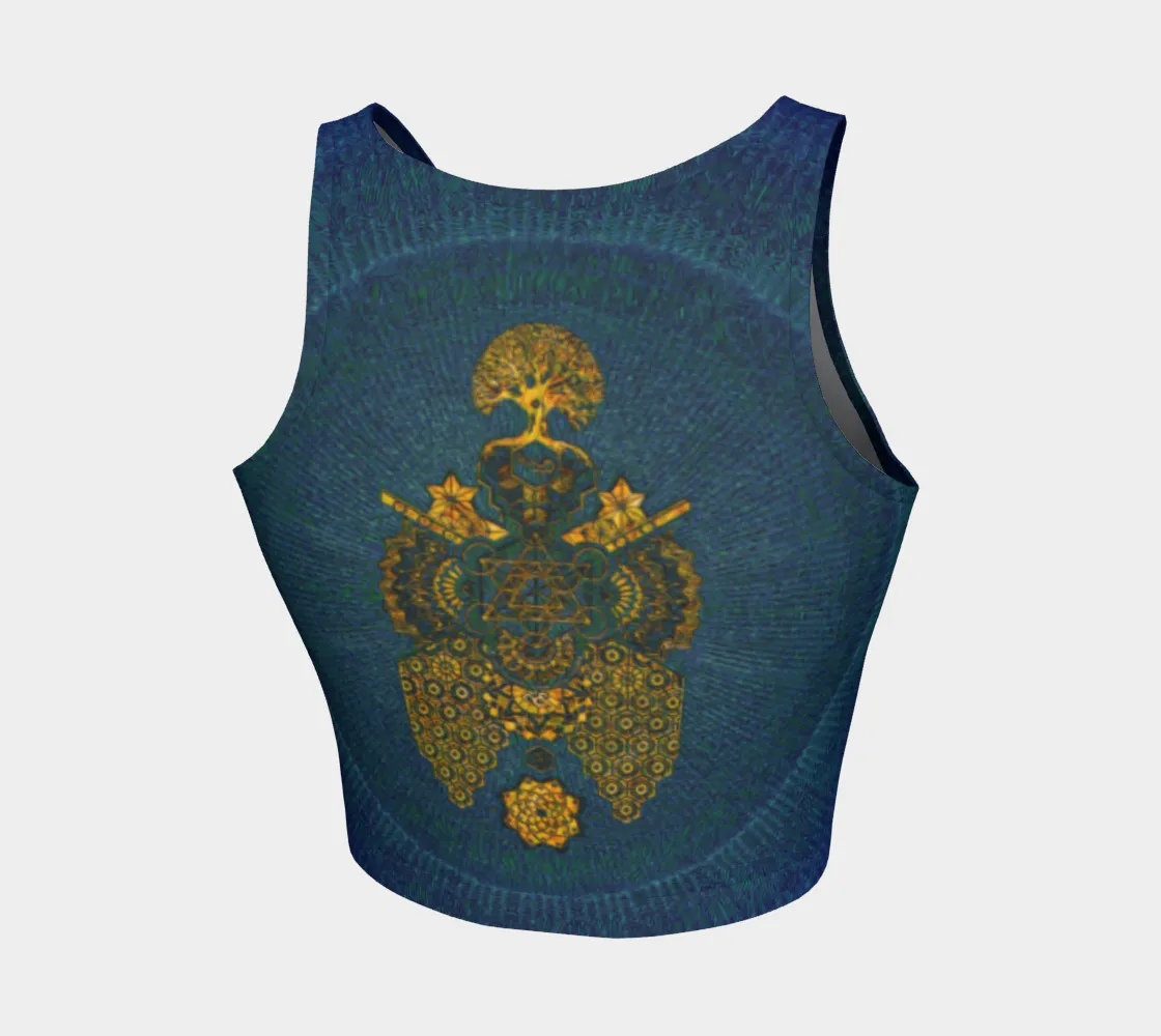 Geometric Gold | Crop Top | Mil Et Une