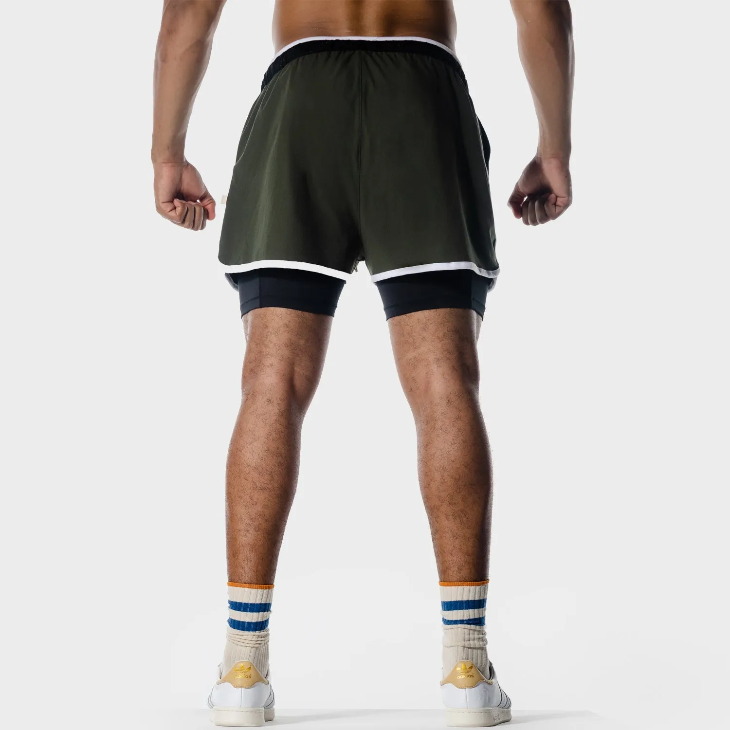Golden Era 2-in-1 Shorts - Kombu Green