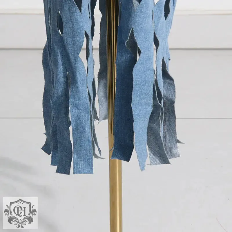 Hollow Out Denim Jacket