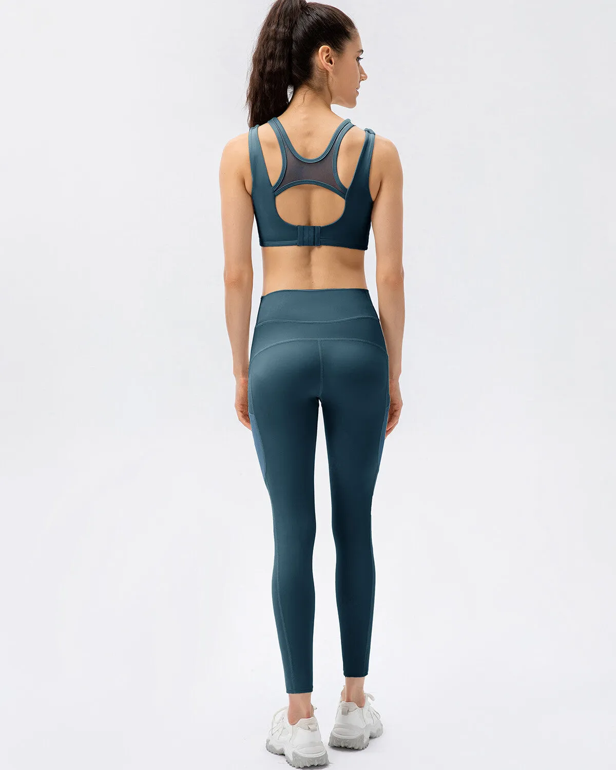 Iris Seamless Pocket Leggings - Blue