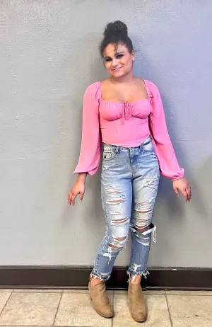 KANCAN- Relaxed Fit Colored Ripped Jeans