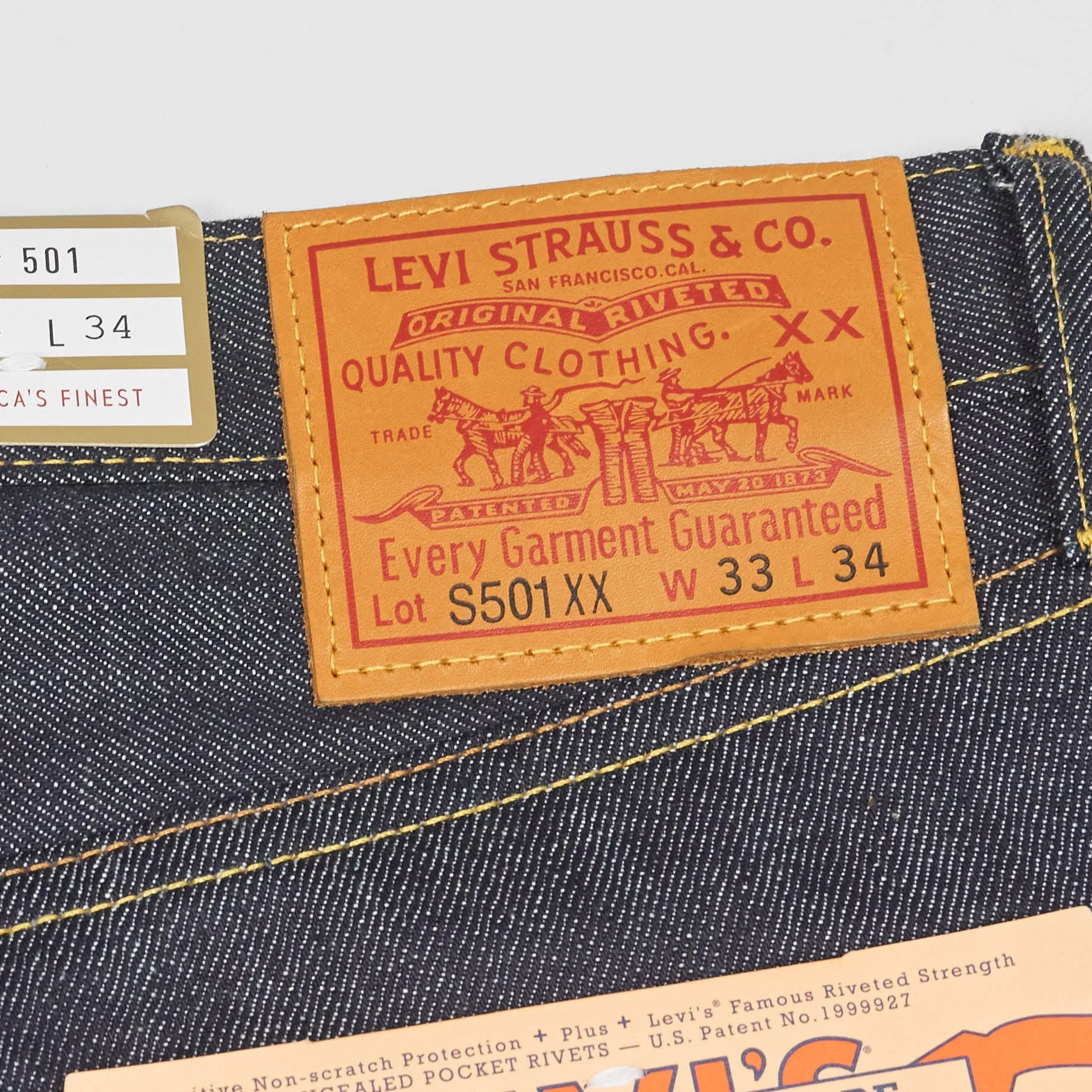 Levi's® Vintage S501®XX 1944s Original Rigid Jeans