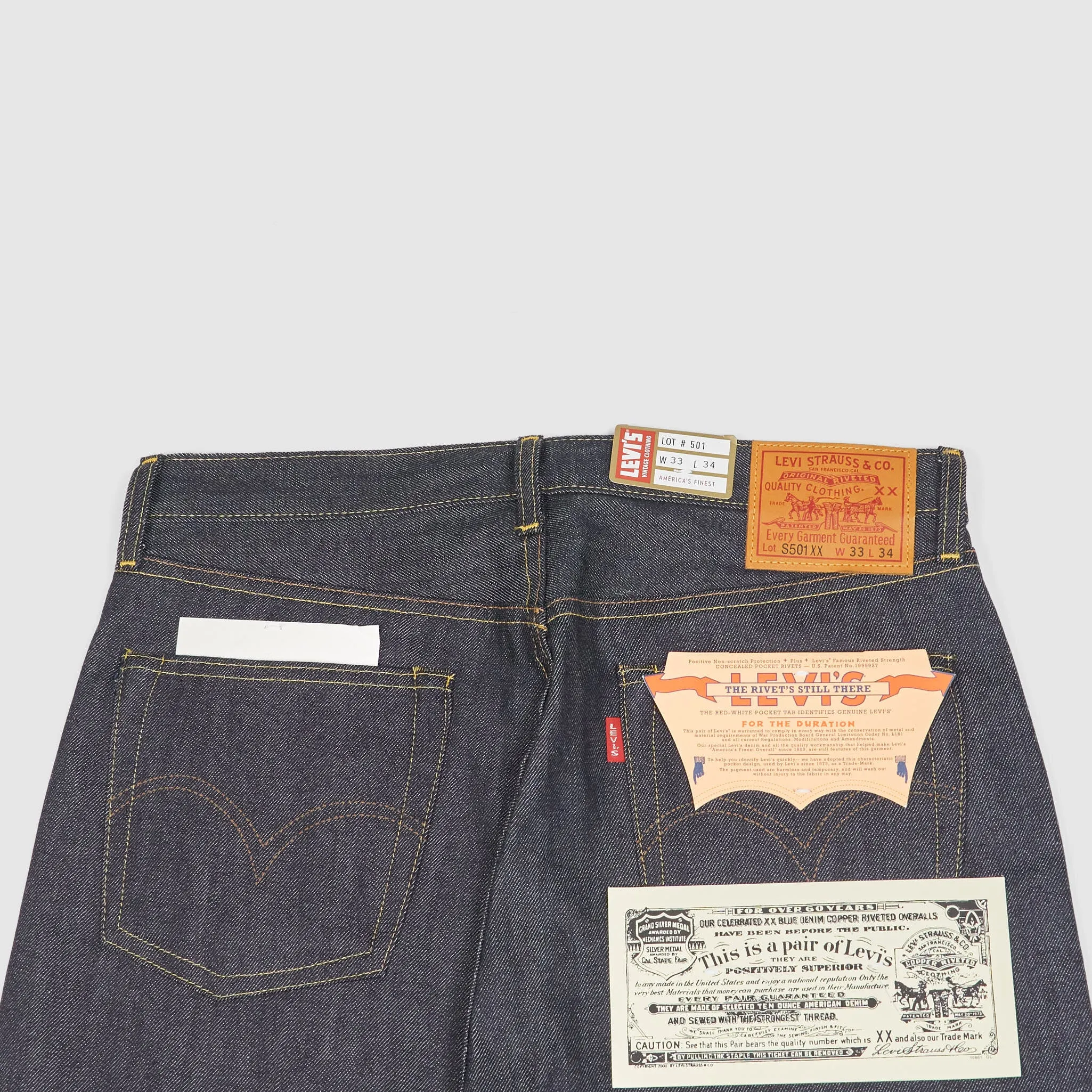 Levi's® Vintage S501®XX 1944s Original Rigid Jeans