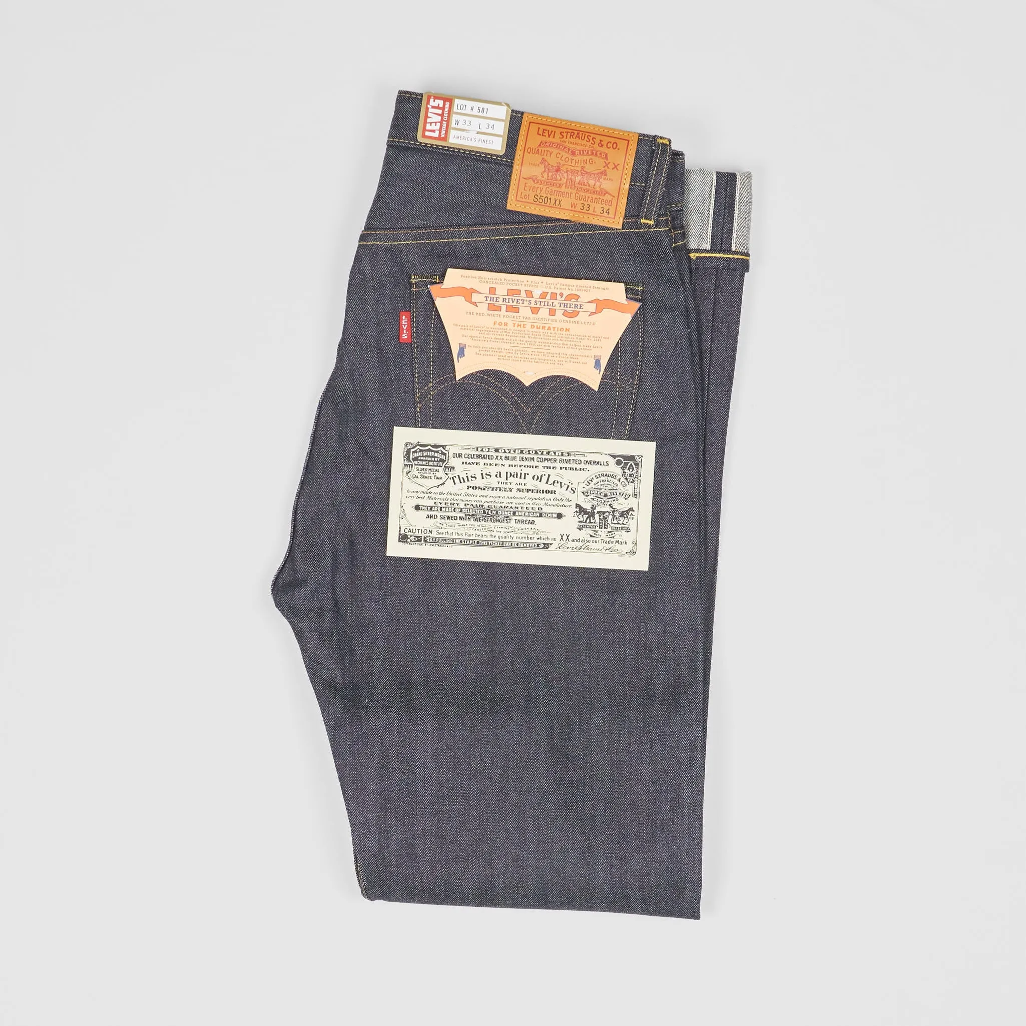 Levi's® Vintage S501®XX 1944s Original Rigid Jeans