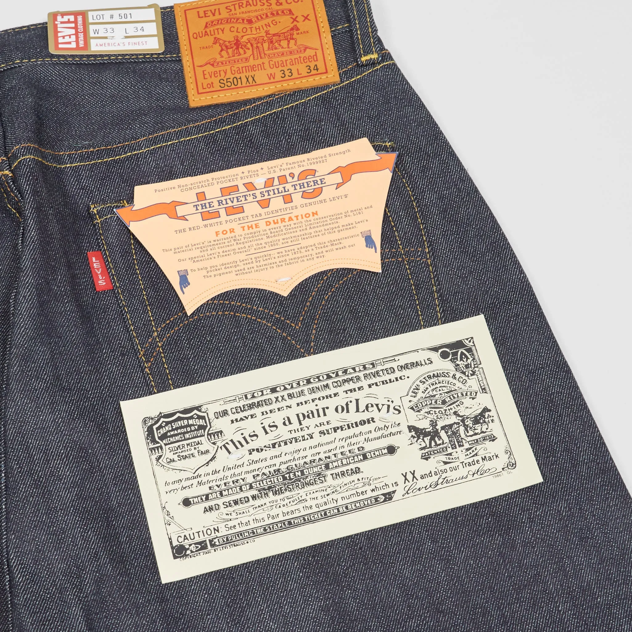 Levi's® Vintage S501®XX 1944s Original Rigid Jeans