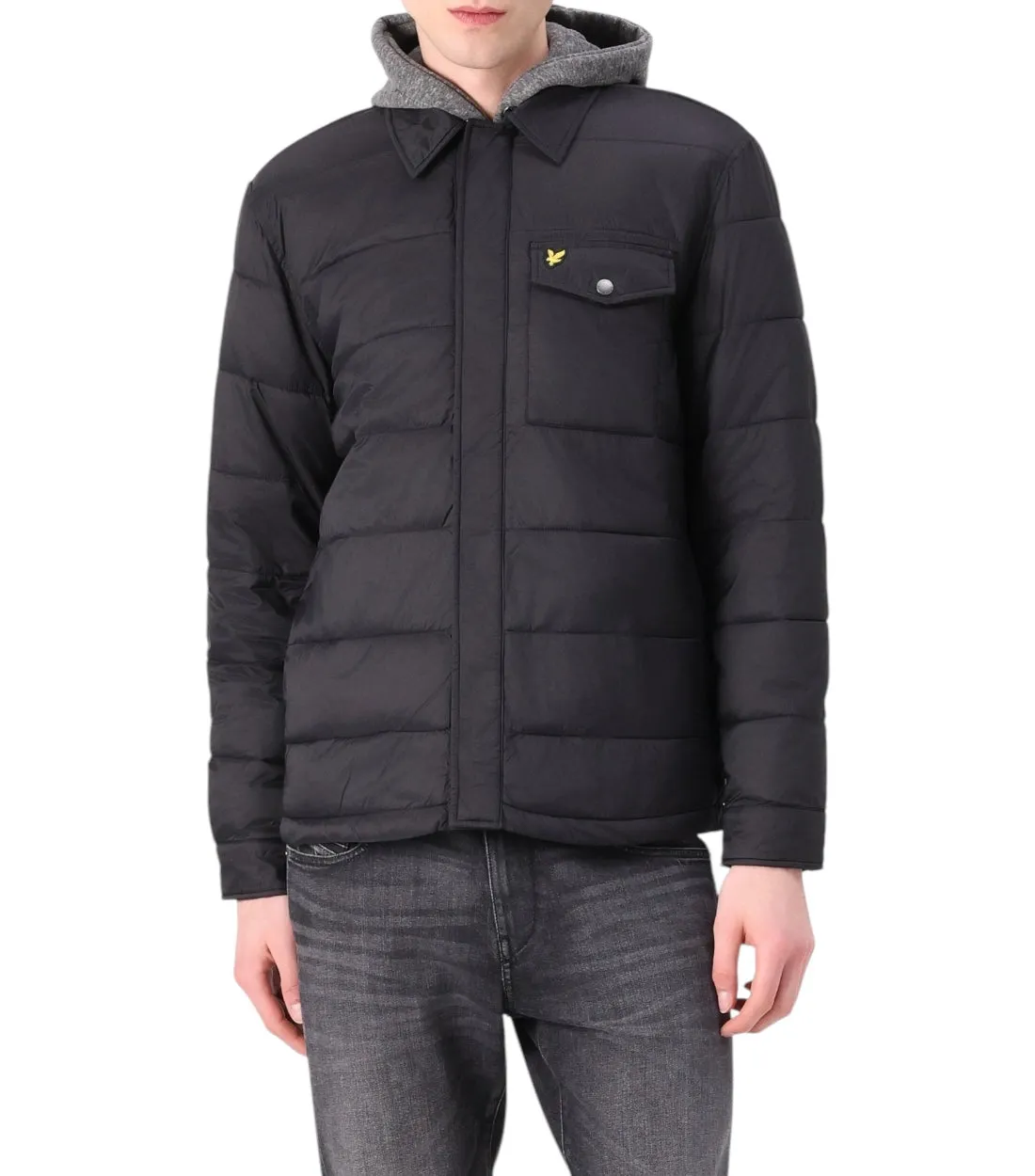 Lyle & Scott Zwarte Collared Jacket