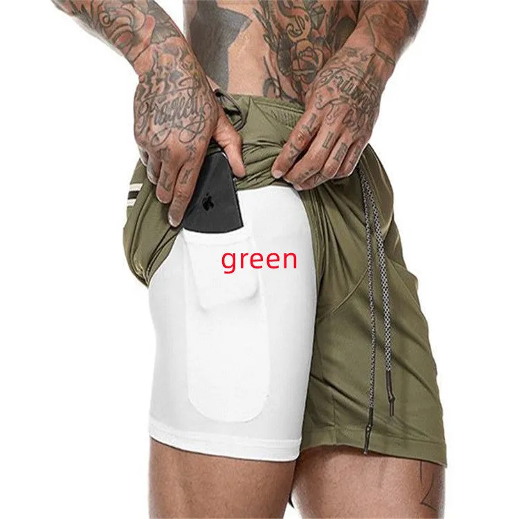 Men's Pocket Compression Shorts - New Design, High Quality, Moisture Wicking