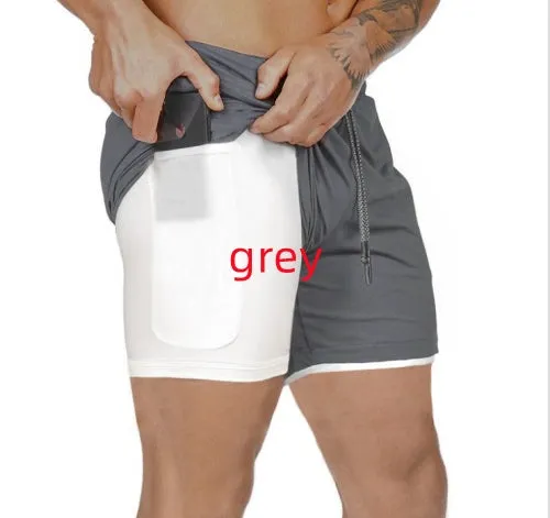 Men's Pocket Compression Shorts - New Design, High Quality, Moisture Wicking