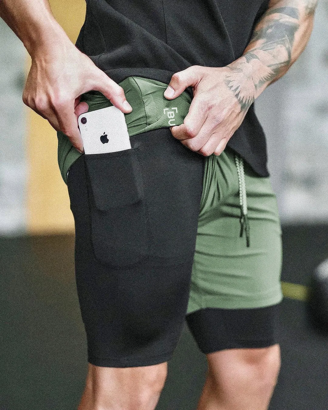 Men's Pocket Compression Shorts - New Design, High Quality, Moisture Wicking