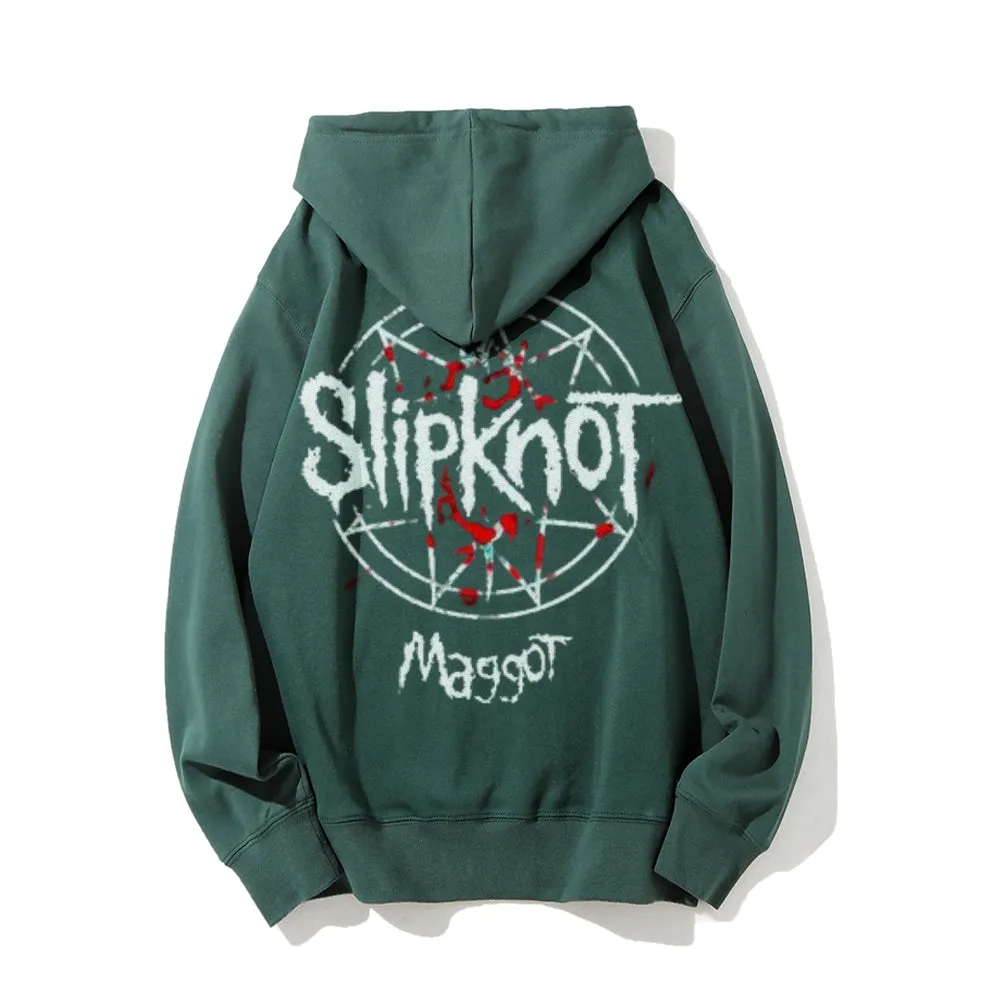 Mens Slipknot Rock Band Graphic Hoodies