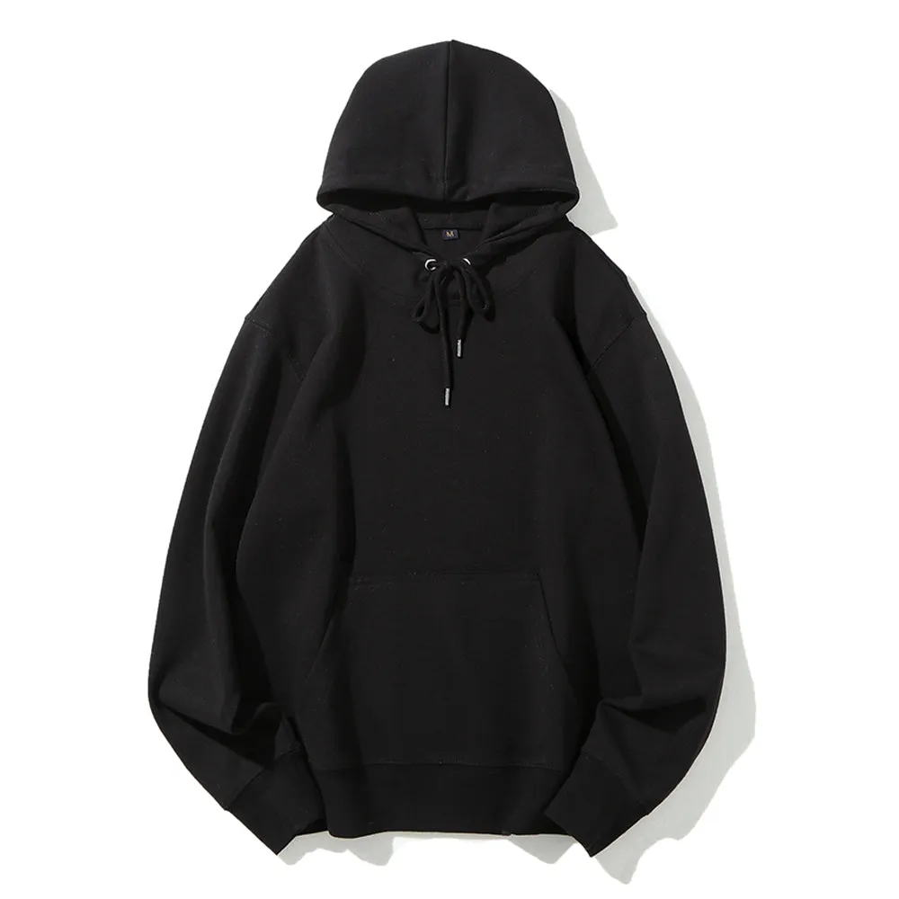 Mens Vintage Rocks Darkness Style Print Graphic Pullover With Kangaroo Pocket Hoodies