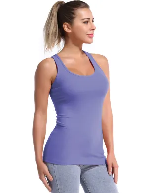 Racerback Athletic Tank Tops lavender_Tall Size