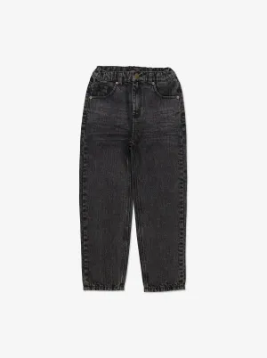 Relaxed Fit Kids Black Jeans