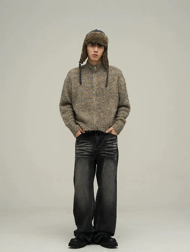 Relaxed Fit Vintage Wash Jeans